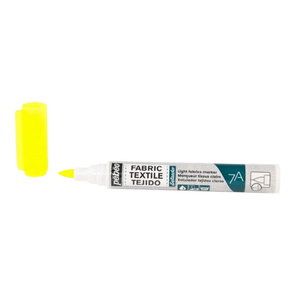 Pébéo Setacolor Stoffmarker 7A – Neongrün, für helle Stoffe