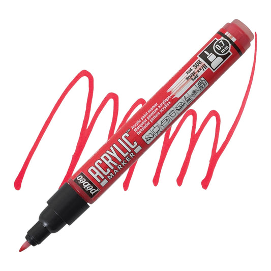 Pébéo Acrylic Marker – Red 08