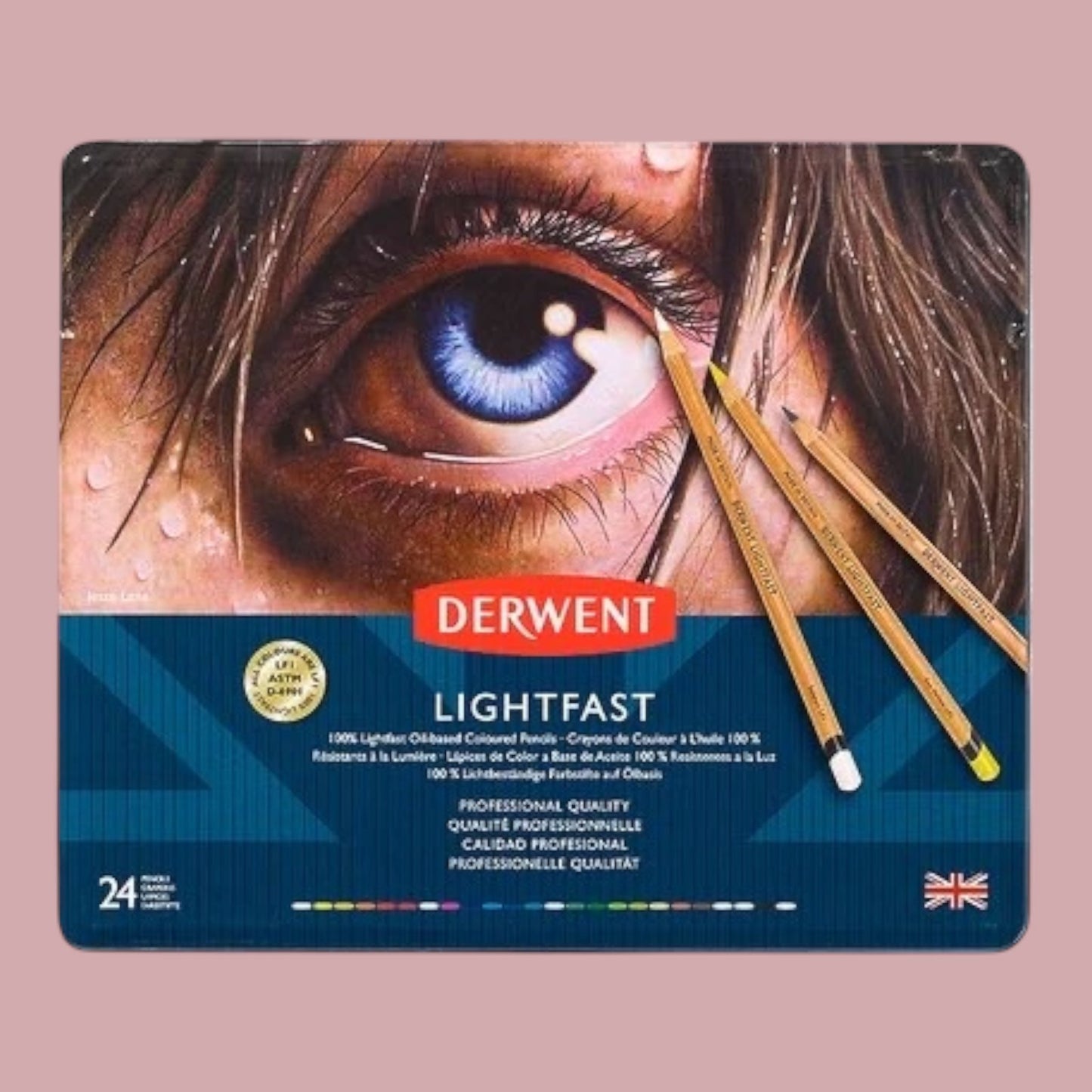 Derwent Lightfast Buntstifte 24er Metallkasten