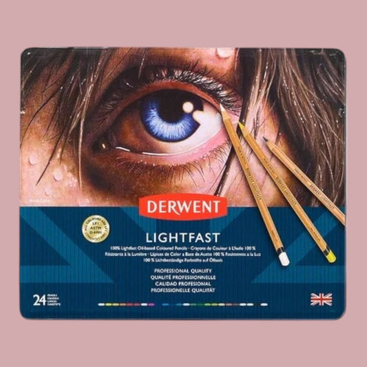 Derwent Lightfast Buntstifte 24er Metallkasten