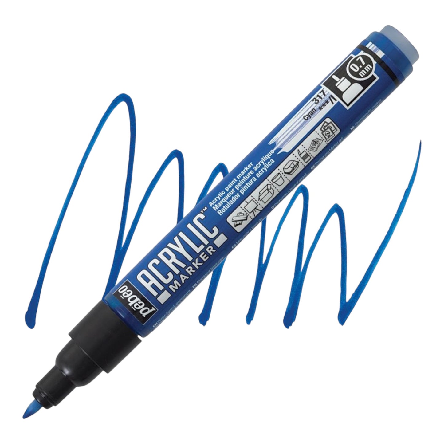 Pébéo Acrylic Marker – Cyan 17