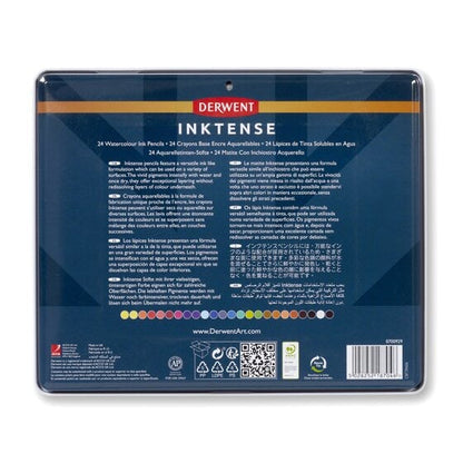 Derwent Inktense Aquarelltintenstifte – 24 Stück Set