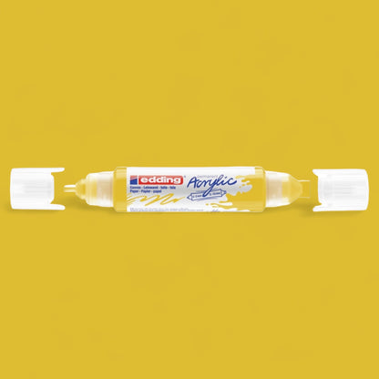 Edding 5400 Acryl 3D Double Liner verkehrsgelb 905 , Tubenspitze 2-3 mm . 5-10 mm