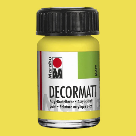 Marabu Decormatt Acryl Zitrone  020