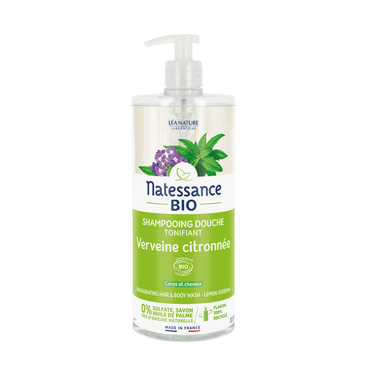 NATESSANCE - Lemon Verbena Shampoo & Body Wash - Revitalize Your Senses! 🍋✨