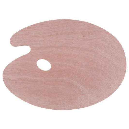 Sonnet Mischpaletten aus Holz Oval für die Ölmalerei
