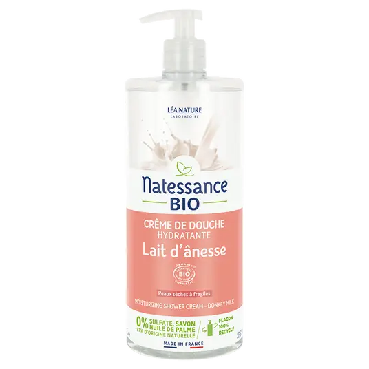 NATESSANCE - Donkey Milk Shower Cream - Luxurious Hydration for Silky Skin 🧼✨