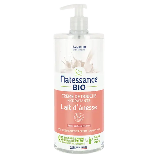 NATESSANCE - Donkey Milk Shower Cream - Luxurious Hydration for Silky Skin 🧼✨