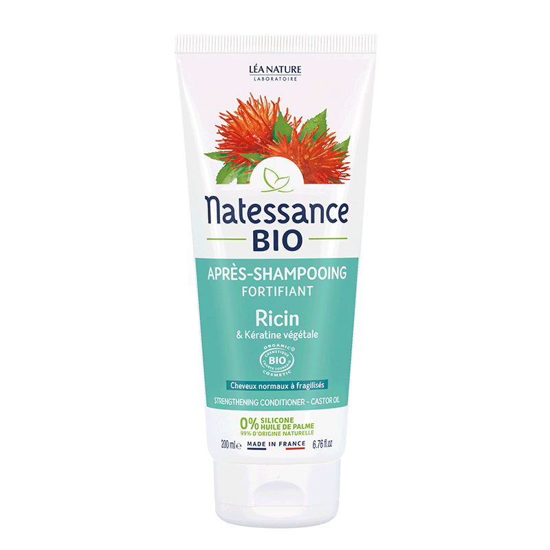 NATESSANCE - Fortifying Conditioner with Organic Castor Oil - Nourish & Shine Your Hair! 🌿✨