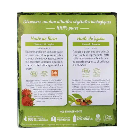 NATESSANCE - 100% Pure Organic Oils Duo Gift Set - Nourish Your Skin Naturally! 🌱✨