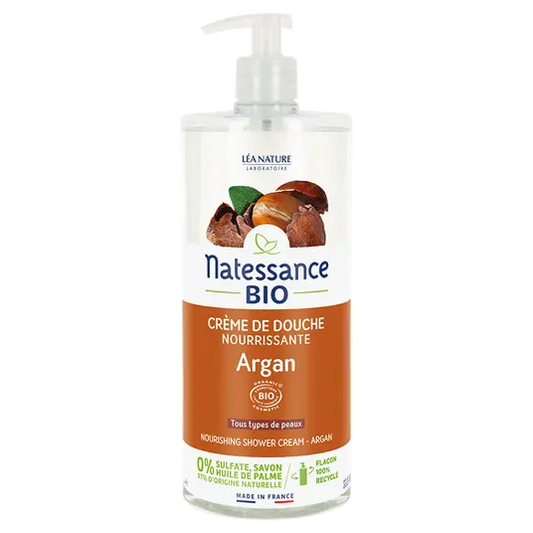 NATESSANCE - Argan & Orange Blossom Shower Cream - Nourish Your Skin 🌼✨