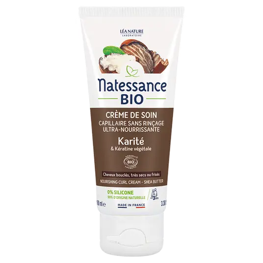 NATESSANCE - NatureCurl Ultra-Nourishing Shea Butter & Plant Keratin Curl Cream - Transform Your Curls! ✨💧🌀
