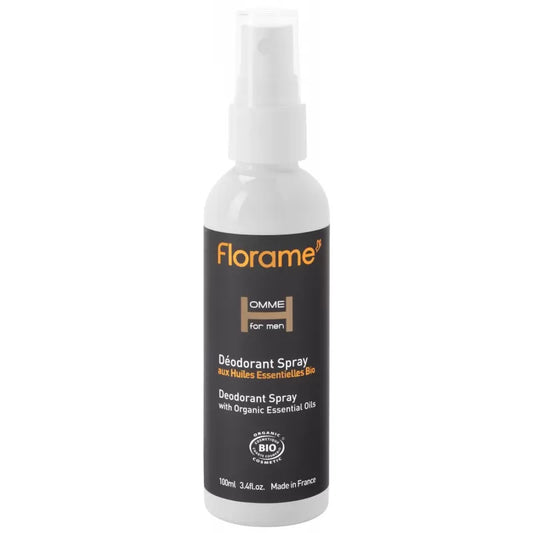 FLORAME - Organic Spray Deodorant for Men - Stay Fresh Naturally! 🌿💪