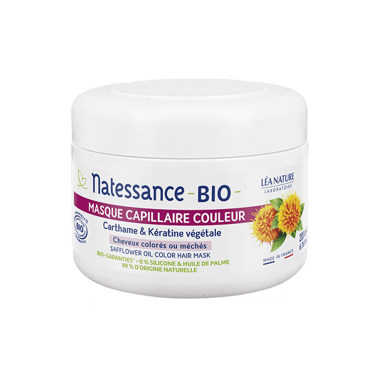 NATESSANCE - Organic Safflower Color Protection Hair Mask - Revitalize Your Hair with Nature's Best! 🌿✨
