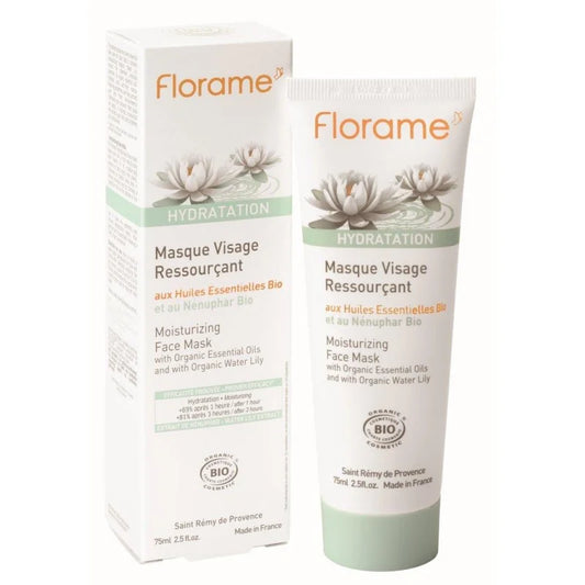 FLORAME - BIO Face Mask, Refreshing with Water Lily - Revitalize Your Skin 🌊💦✨