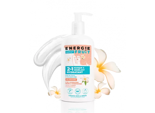 ENERGIE FRUIT - 2-in-1 Hair Treatment with Monoi - Unlock Glossy, Beautiful Hair! 🌟🍃