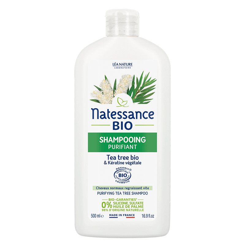 NATESSANCE - Purifying Shampoo with Organic Tea Tree Oil - Refresh Your Hair Naturally! 🍃✨