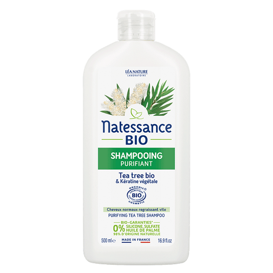 NATESSANCE - Purifying Shampoo with Organic Tea Tree Oil - Refresh Your Hair Naturally! 🍃✨