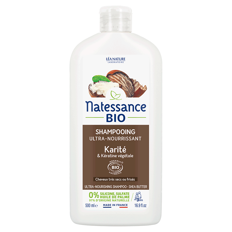 NATESSANCE - Ultra-Nourishing Cream Shampoo with Organic Shea Butter - Nourish Your Hair Naturally! 🌱✨