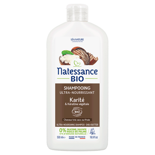 NATESSANCE - Ultra-Nourishing Cream Shampoo with Organic Shea Butter - Nourish Your Hair Naturally! 🌱✨