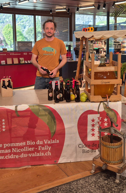 Cidrerie du Valais – Craft Demi-Sec Cider 33cl 🍏🍎 | 100% Natural, Sulfite-Free