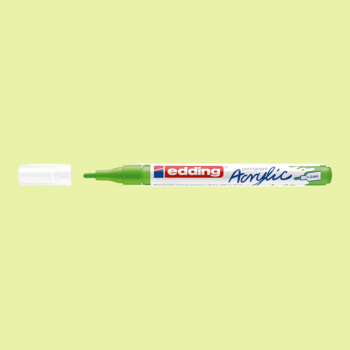 Edding 5300 Acrylmarker gelbgrün 927 , Rundspitze 1-2 mm