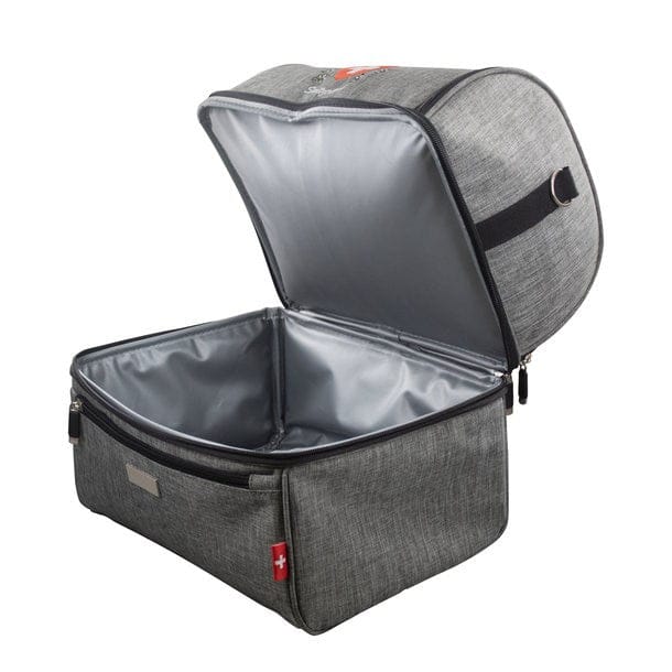 Swiss Ethno Kühltasche – 2 Fächer, Nylon 600D & Schultergurt