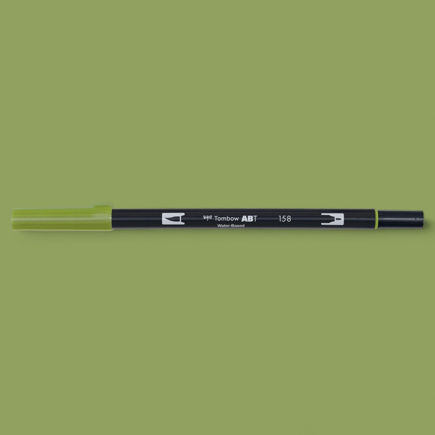 Tombow ABT Dual Brush Pen 158 dark olive