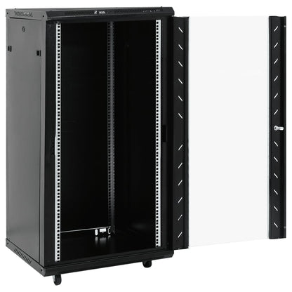 22HE Netzwerkschrank mit Schwenkfüßen 19" IP20 60x60x120 cm - Netzwerkspeichersysteme online kaufen in der Schweiz | Speedjust Schweiz