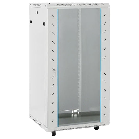 22U Netzwerkschrank 19" IP20 Grau 60x60x120 cm - Speedjust Schweiz