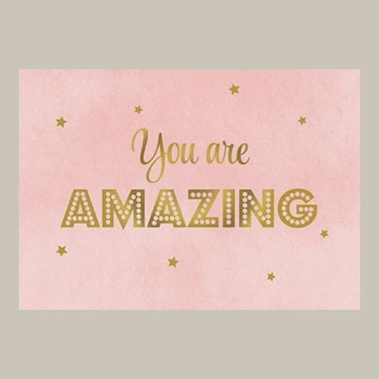 Postkarte.  You are Amazing