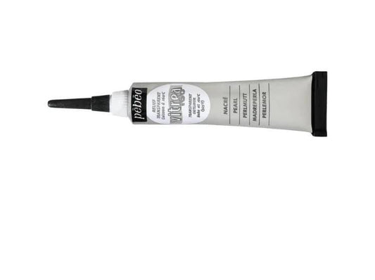 Pébéo Vitrea 160 Reliefpaste Perlmutt Transparent