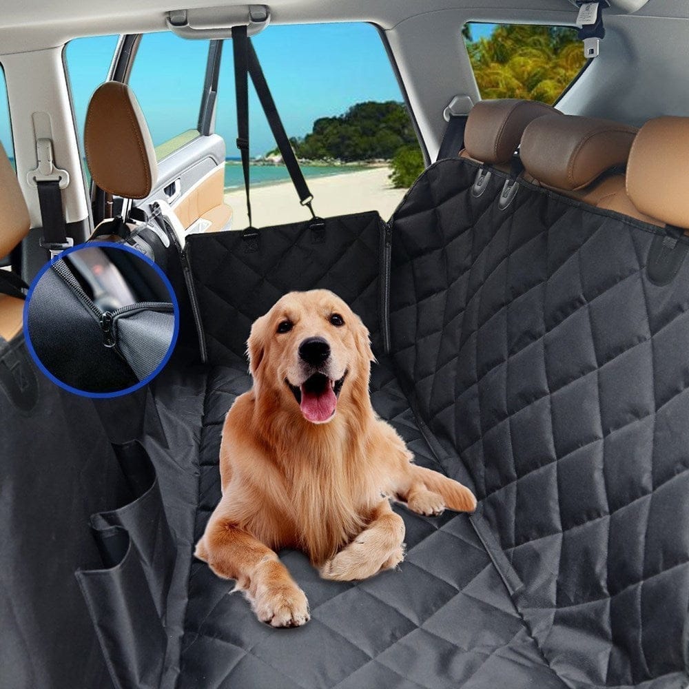 Auto Hundedecke Deluxe – 205x147cm, Sichtfenster & Seitenschutz