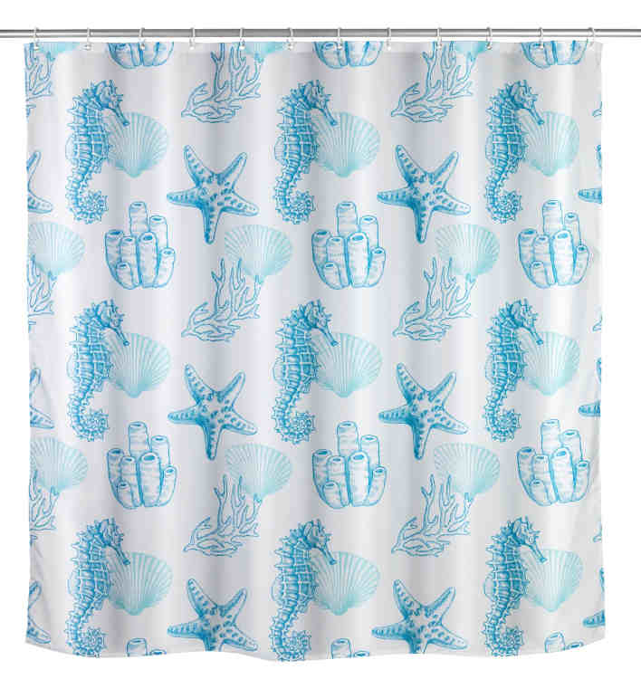 Wenko - Lagoa Shower Curtain - Eco-Friendly Luxury 🌊✨