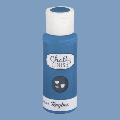 Rayher Chalky Finish, 59 ml, Azurblau