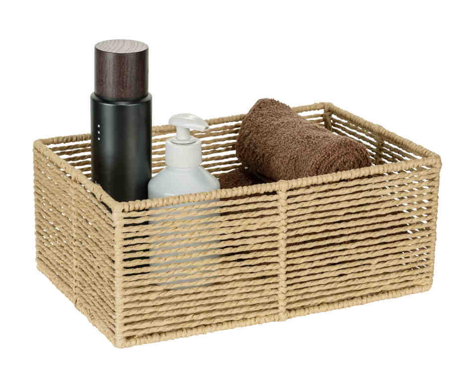 WENKO - Meria M Beige Basket - Stylish Storage! 🧺