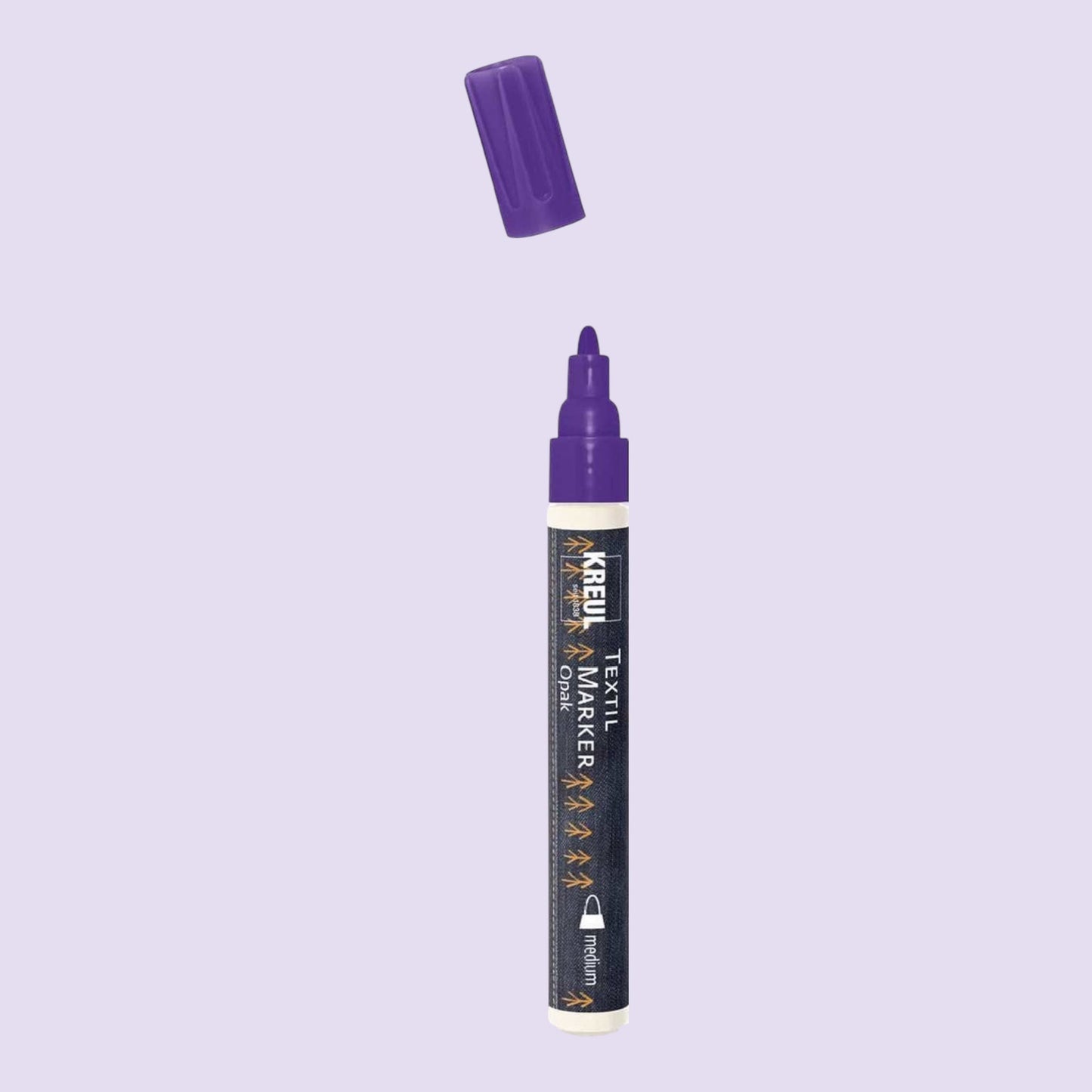 Kreul Textil Marker Opak, Violett , 2-4 mm