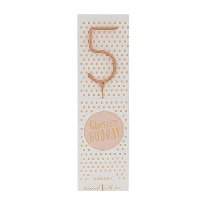 Wundercandle Wunderkerze „Hip Hip Hooray“, 5