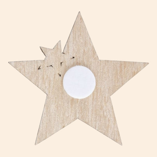 Rayher Rayher Holz + Filz Streuteile – Stern