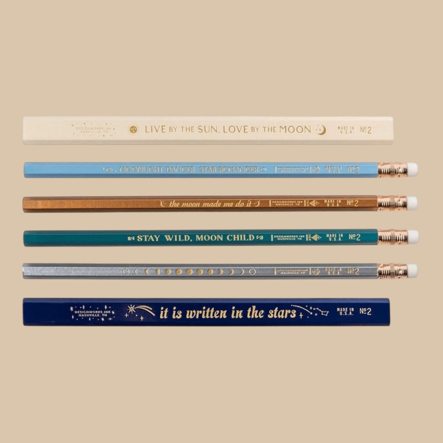 Celestial Heavens Bleistifte 6er Set