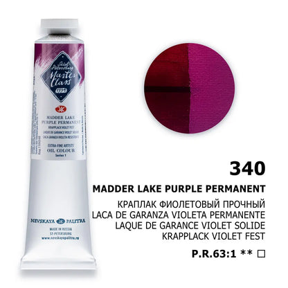 Nevskaya Palitra Master Class Ölfarbe Krapplack Violett Fest 340 (46ml)
