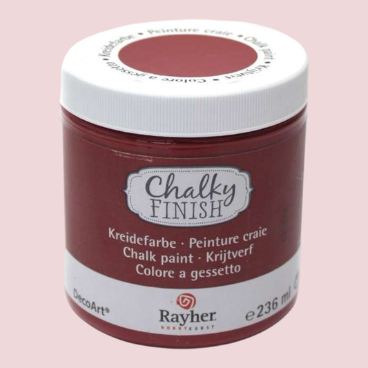 Rayher Chalky-Finish Kreidefarbe – Burgun