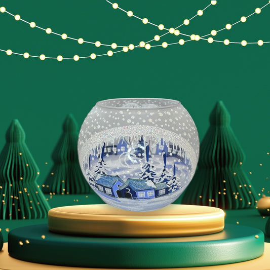 Goleo Teelichtlampe - Winterabend