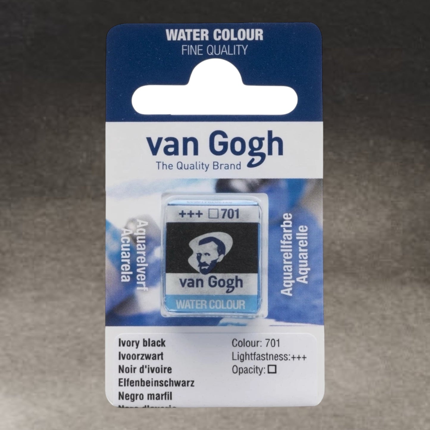 Van Gogh Aquarellfarbe Näpfchen Elfenbeinschwarz 701