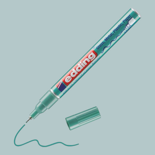 Edding 780 Glanzlack-Marker grün-metallic , 0,8 mm