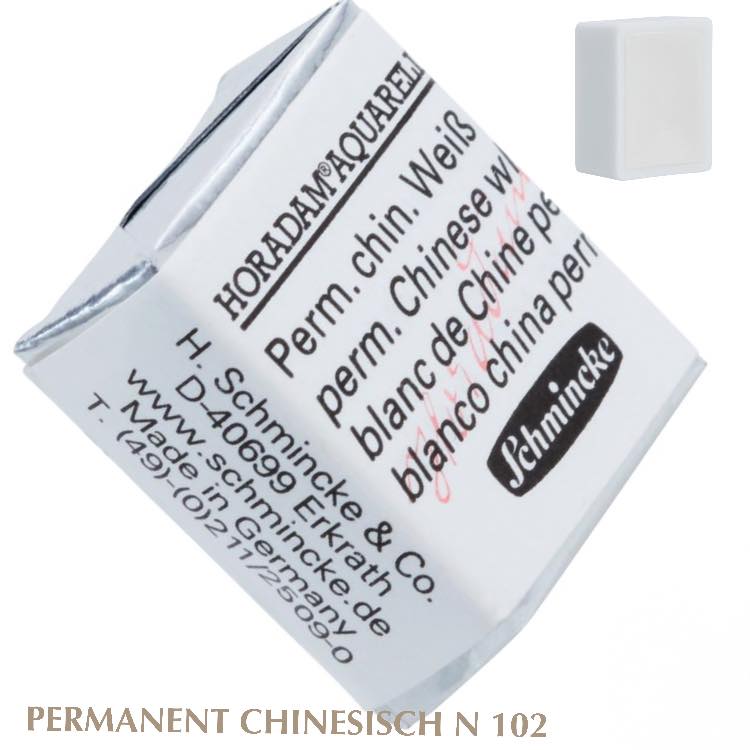 Schmincke HORADAM Aquarellfarbe  1/2 Näpfchen № 102 Permanent Chinesisch