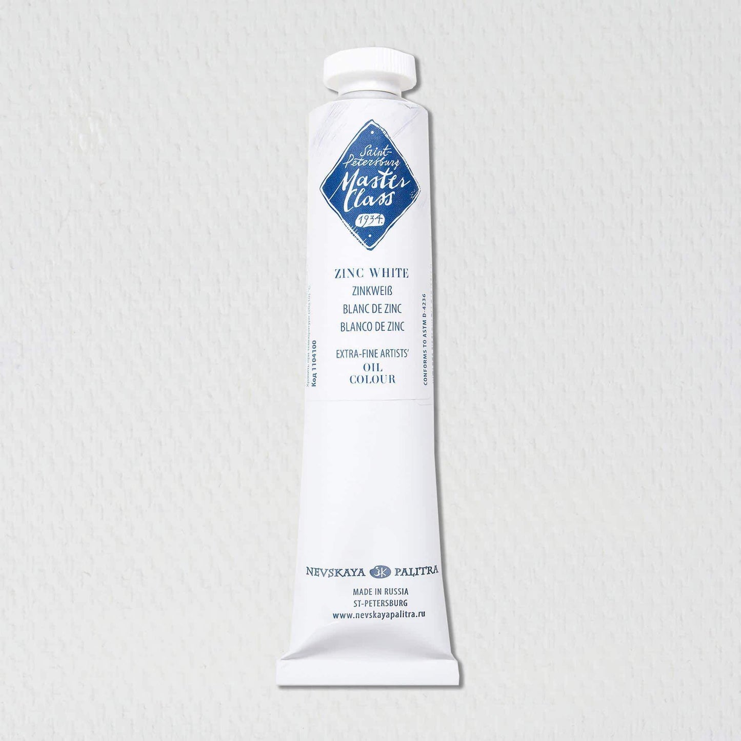 Nevskaya Palitra Master Class Ölfarbe Zinkweiss 100 (46ml)
