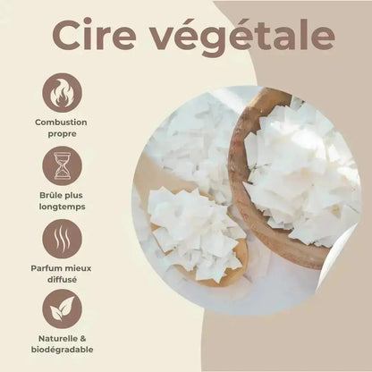 Bougie Artisanale à la Cire de Soja – Parfum Harmonie