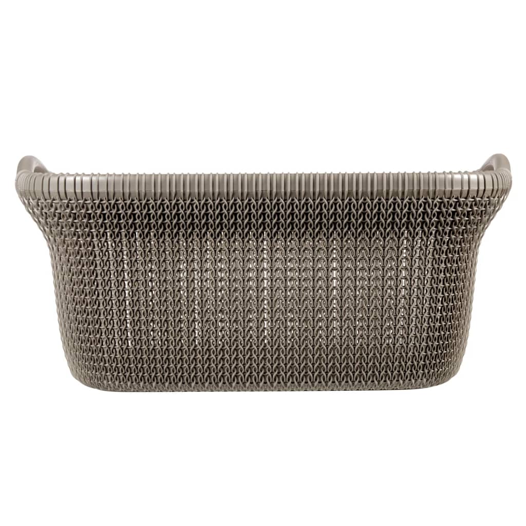 Wäschekorb Knit 40 L Metallic-Braun