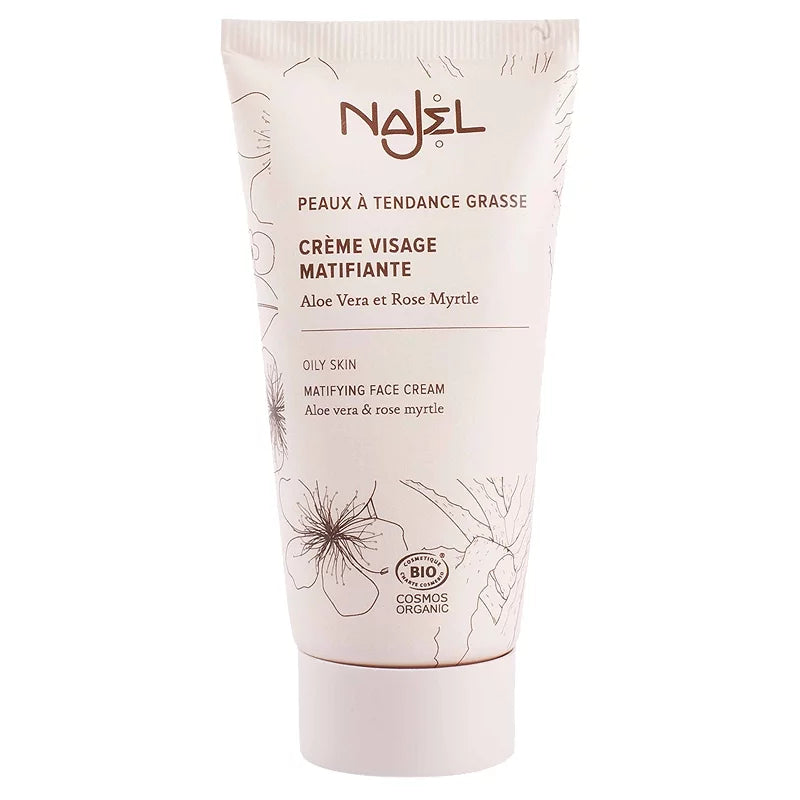 Najel - Mattifying BIO Facial Cream Aloe Vera & Rose Myrtle - Refresh Your Skin 🌿🌹✨